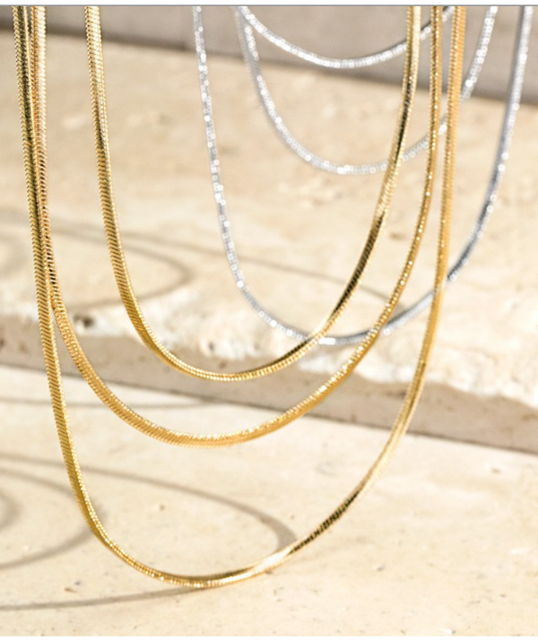 SATIN Triple Layer Necklace