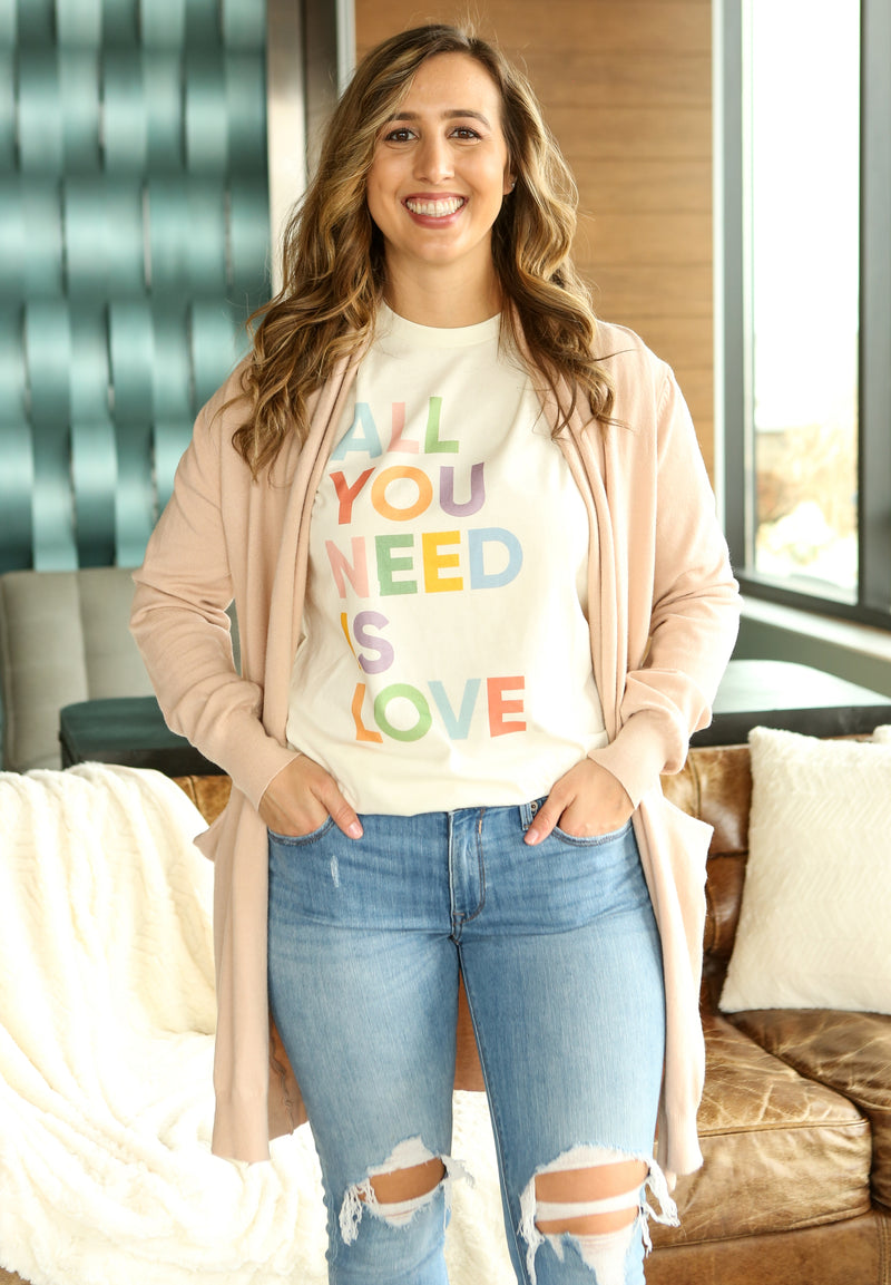ALL YOU NEED IS LOVE Graphic Tee
